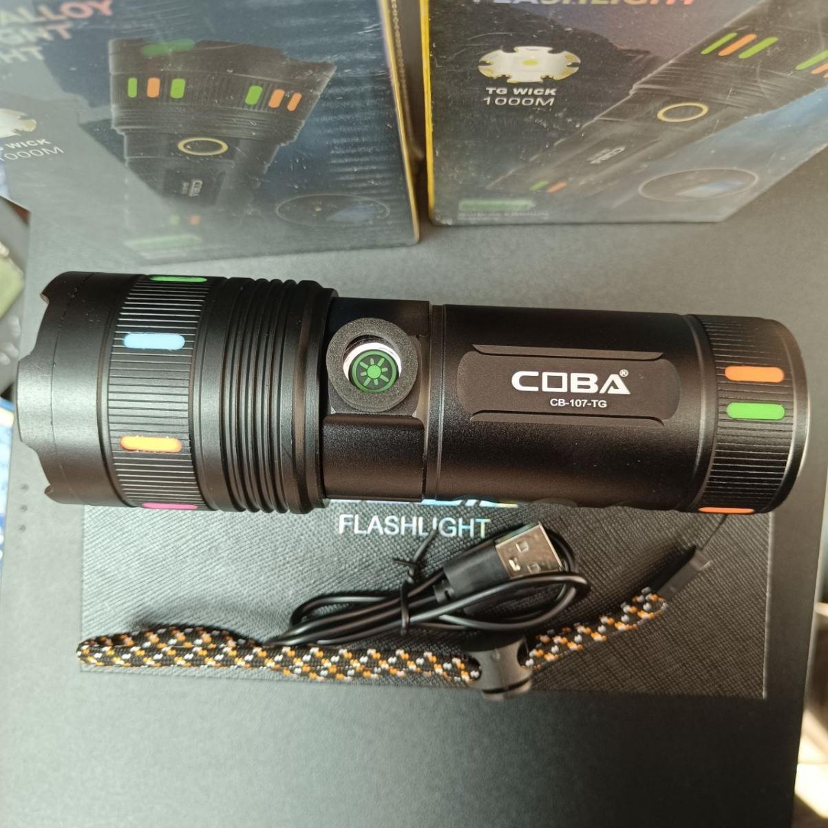 چراغ شارژی coba